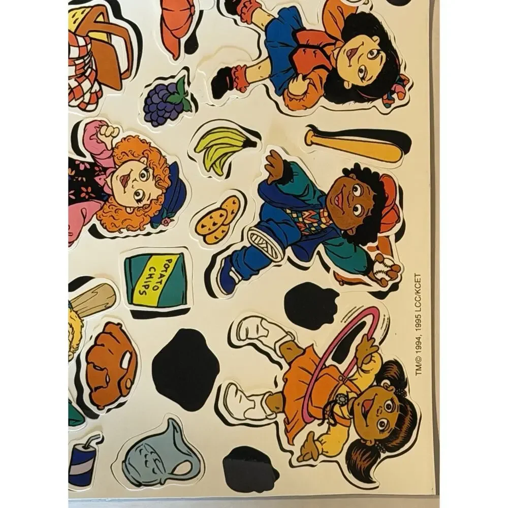 Colorforms The Puzzle Place Playset #790 1995 Vintage FREE SHIPPING